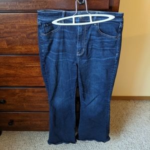 American Eagle high rise flare jeans 12 xshort